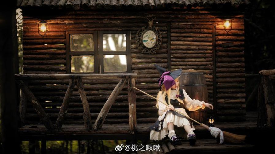 桃之啾啾cos奇迹暖暖，完美复刻那份甜美