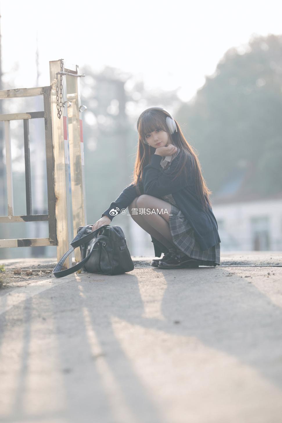 彩虹色系cosplay雪琪sama的原图珍藏