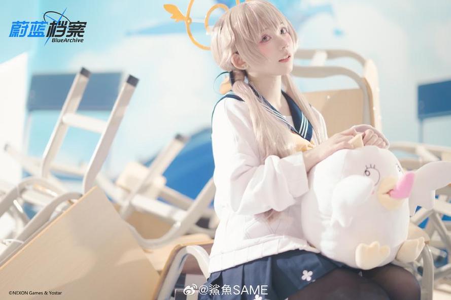 鲨鱼same白狼cos作品精选，华丽升级